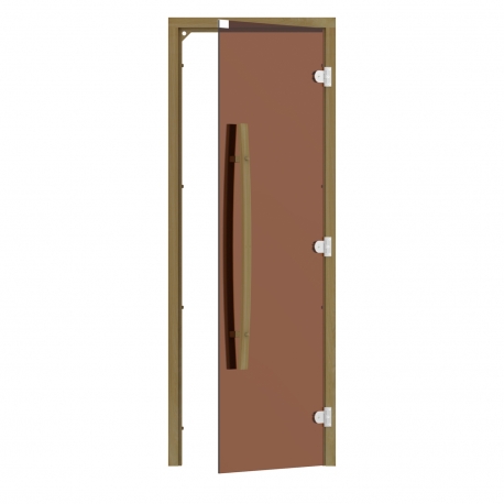 Комплект двери с "бронзовым" стеклом SAWO 741-3SGD-R-1
