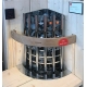 Печь-каменка электрическая для бани и сауны Harvia Glow Corner TRC90EE