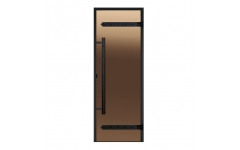 Дверь для паровой Harvia Legend ALU 8x19 стекло бронза