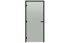 Дверь для паровой Harvia ALU 8x21 коробка черная, стекло сатин