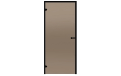 Дверь для паровой Harvia ALU 9x21 коробка черная, стекло бронза