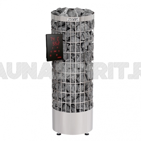 Печь-каменка электрическая для бани и сауны Harvia Cilindro PC90XE Steel