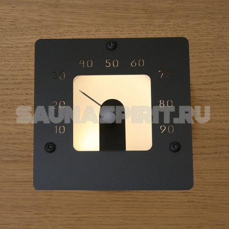 Оптоволоконный светильник для сауны Cariitti "Гигрометр" SQ (черный)