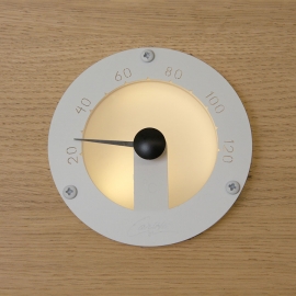Оптоволоконный светильник для сауны Cariitti "Термометр" (белый)