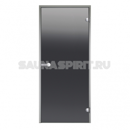 Дверь с алюминиевой коробкой Harvia ALU 7x19, стекло серое
