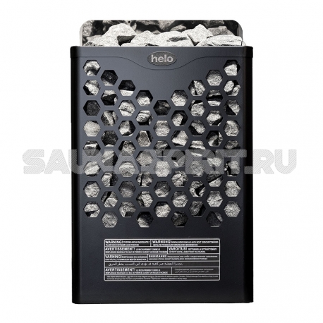 Печь-каменка электрическая для бани и сауны Helo Hanko 60 STJ Черный