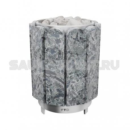 Печь-каменка электрическая для бани и сауны VVD Премьера Серпентинит Бархат 15