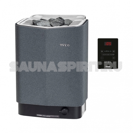 Печь-каменка электрическая для бани и сауны Tylo Sense Combi Pure 6 серого цвета