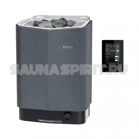 Печь-каменка электрическая для бани и сауны Tylo Sense Combi Elite 10 серого цвета