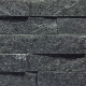 Панель из натурального камня для бани и сауны Кварцит Черный