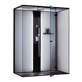 Пародушевая кабина Tylo Steam Vista Double Corner 130 Matt Black