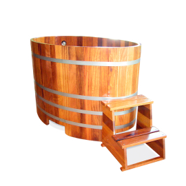 Купель для сауны и бани Blumenberg 130 x 79 из лиственницы