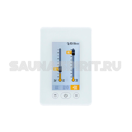 Пульт управления Fasel touchline 5400 (сауна + баня + инфра) белый