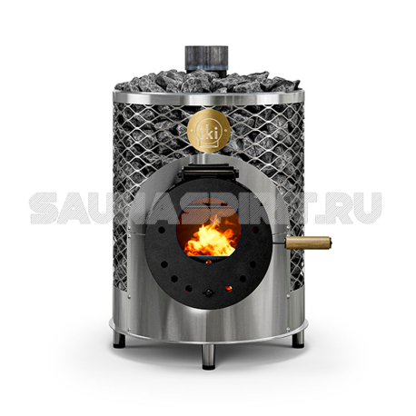 Печь-каменка дровяная для бани и сауны IKI Mini