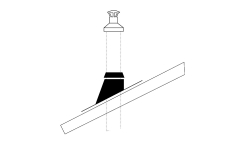 Узел прохода через кровлю IKI T600 LIGHT