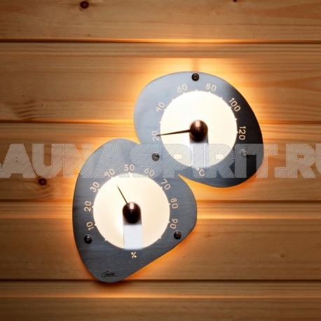 Оптоволоконный светильник для сауны Cariitti Термометр-гигрометр 1545822
