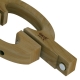 Комплект для двери для сауны SAWO (ручка кедр, крепёж, заглушки, замок для двери), 568-D