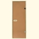 Дверь для сауны HARVIA STG 7х19 (сосна/бронза)