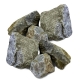 Камни для бани и сауны. Порфирит (20 кг, коробка, обвалованный, мытый). Огненный Камень.
