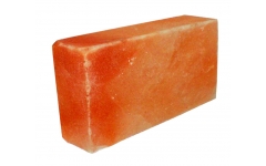 Розовая гималайская соль, кирпич гладкий. 200х100х50 мм. Пакистан